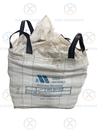 shape mined materials waterjet abrasive garnet m20, 2,200 Lb Bulk Bag