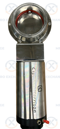 Cipriani Harrison Pneumatic Sanitary Shut-Off Valve 9C440/88/22 4 In. Tri-Clamp 150 PSI