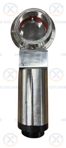 Cipriani Harrison Sanitary Pneumatic Butterfly Valve 4" AISI 316L 38/22 4 In. Sanitary Tri-Clamp