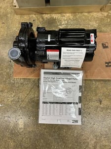 Dayton Centrifugal Pump 2ZXL7 1-1/4 in NPT Inlet, 1 in NPT Discharge 82 ft Max Head