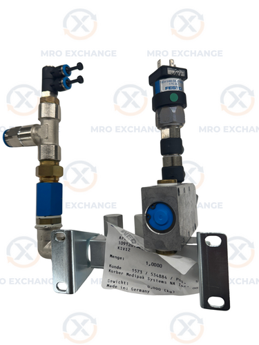 Festo Pneumatic Pressure Switch Assembly PEV-1/4-A-SW27-B-OD / 175252 G 1/4 15 to 145 PSI