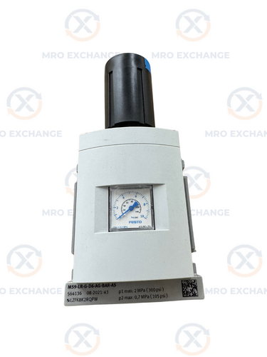 Festo Pressure Regulator MS9-LR-G-D6-AG-BAR-AS G1 105 PSI