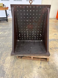 Angular Clamping Device Heavy-Duty Fabricated Steel Right Angle Plate | 24 1/4" L x 36" width x 39" 3/4" H