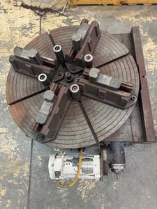 Pratt & Whitney Motorized Rotary Table | 36 in. Table Diameter | Orientation: Axial
