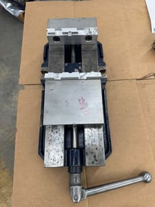 TE-CO Mfg Machine Vise PWS-6900 | 6 In. Jaw Width, 9 In. Jaw Opening m00841