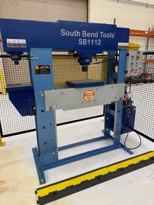60 Ton, South Bend #SB1112, Dual-Station HC-60T/24T Hydraulic Press