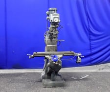 9" x 42" Bridgeport #124429, Vertical Mill, 1.5 HP, 1725 RPM,