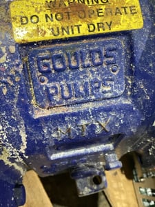 Goulds #3136 2X3-10, END SUCTION CENTRIFUGAL PUMP