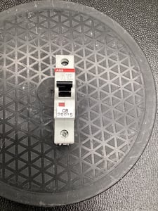ABB #2CDS251001R0014, MINI CIRCUIT BREAKER 1A 1P DIN RAIL