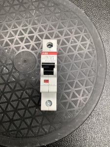 ABB #2CDS251001R0024, MINI CIRCUIT BREAKER 2A 1P DIN RAIL