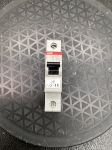ABB #2CDS251001R0034, MINI CIRCUIT BREAKER 3A DIN RAIL