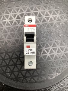 ABB #2CDS251001R0984, MINI CIRCUIT BREAKER 0.5A DIN RAIL