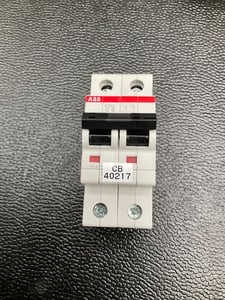 ABB #2CDS252001R0064, MINI CIRCUIT BREAKER 6A 2P DIN RAIL