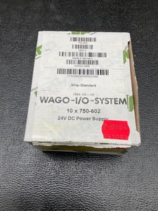 WAGO #750-602, I/O System 24V DC Power Supply Module, NEW (10 available)