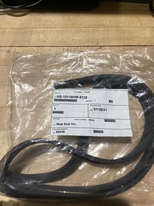 Web Seal Inc. #HS-10116HW-8128, CUSTOM PROFILE HEAT SEAL REPLACEMENT STRIP, NEW
