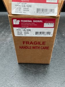 Federal Signal #LSL-024G, Litestak Stack Light Module 24VDC Green, NEW