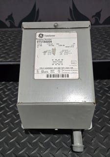3/4 KVA 240/480 Volts Primary, 120/240 Volts Secondary, General Electric #9T51B0009, Transformer, 1 PH, 3/