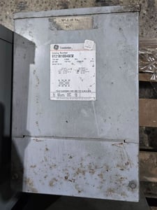 5 KVA 240/480 Volts Primary, 120/240 Volts Secondary, General Electric #9T21B1004G02, Transformer, 1PH