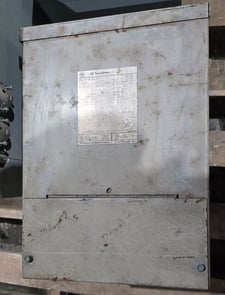 7.5 KVA 240/480 Volts Primary, 120/240 Volts Secondary, General Electric #9T21B1005G02, Transformer, 1PH