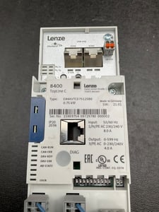 0.75KW Lenze #E84AVTCE7512SB0, FREQUENCY INVERTER 0.75KW