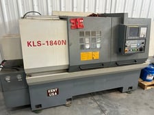 Kent #KLS-1840N, CNC Lathe, 18.1" swing, 9.4" swing over cross slide, 39.4" centers, 2" bore, 2500 RPM, 7.5