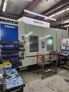 Hurco #VMX-84/40T, vertical machining center, 84" X, 34" Y, 30" Z, 12000 RPM, 24 HP, 32 automatic tool