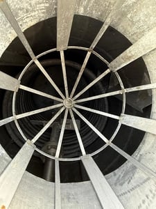Chemineer #3HTA20, Jacketed Stainless Steel Reactor, 2,600 Gal., 20 HP, Coil, 80" x 80" x 120", 5,000 KG