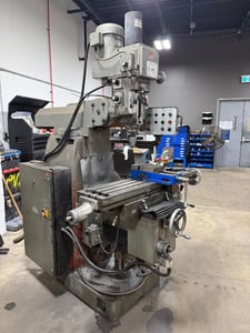 First #LC-20VSG, Vertical Knee Milling Machine, 575V, 4500 RPM, 52" x 10" Table, digital read out, 2007