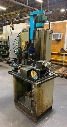 Hackett/Suhner #Monomaster, 14" Twin Spindle Drill with MH20/10 Polydrill Head