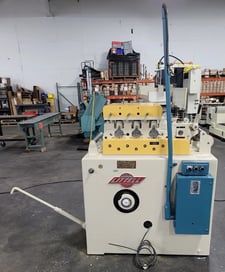 12" Littell #412-7PD, Powered Straightener, Seven Roller, 240/480V