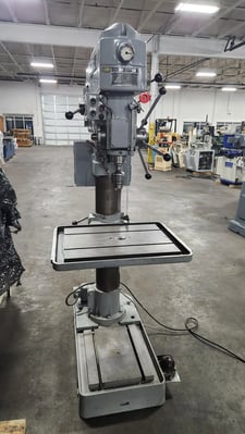 Alzmetall #AB4, Single Spindle Drill Press, 1.77" Cast Iron Capacity, MK 4 Tool Holder