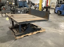 4,000 LB Vestil Scissor Lift Table, 2 HP, 460V, 3 Ph., 43" H, 36" Travel