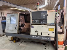 Okuma #Captain L370MW, CNC Turning Center, 20.8" swing, 14.57" turn diameter, live tooling, sub spindle