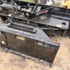 1640 lb. Bobcat #DZR96, 96" 6-Way Dozer Blade, Skid Steer Attachment, Hydraulic Angle & Tilt, 2025