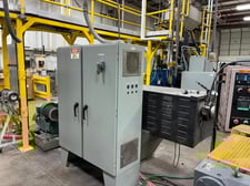 3.5" Sterling #VEXC1750, Plastics Extruder, 24:1 L/D, Herringbone Gear Drive, Mixing Screw