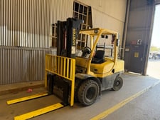 9,000 LB Hyster #H90FT, Pneumatic Tire Forklift, Diesel, Side Shift, 3 Stage Mast, 7,276 Hours, 2020