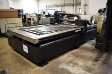 Komatsu #Rasor KCR1251, 5' x 10' CNC plasma cutting table, G9120-I plasma, 3-120 Amp, Factory Rebuilt, 1999