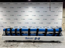 Accu-Cut #Q-9, Carpet / Flooring Roll Cutting Machine, Self-Sharpening Blade, PLC Controls, Air-Powered, 2022