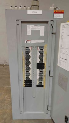 250 Amp. Siemens #P3F56ML250ATS, P3 Power Panelboard, 480 Volts, 3 Phase 3 Wire, w/ HEB Breakers