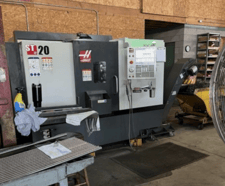 Haas #ST-20, CNC Lathe, 8" Chuck, 21" Swing, 20 HP, 4,000 RPM, 12-Station Turret, Chip Conveyor, 2023