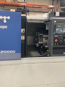Tong-Tai #TCS-2000II, CNC Lathe, 20.4" Swing, 8" Chuck, 20 HP, 4,500 RPM, 12-Station Servo Turret, Fanuc