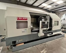Yama Seiki #GS-460L, CNC Lathe, 30.7" Swing, 24" Chuck, 50 HP, 700 RPM, 10-Station Turret, Chip Conveyor, 2006