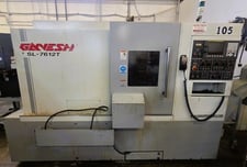 Ganesh #KSL-7612T, CNC Lathe, 23.6" Swing, 10" Chuck, 30 HP, 3,500 RPM, 16.5" Turning diameter, Tailstock