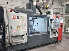 Haas #VM-3, Vertical Machining Center, 40" x 26" x 25", 30 HP, 12,000 RPM, CAT-40, 4th Axis Drive, 1,060