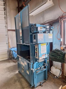 54" width x 62" L x 85" H Marathon #4224, industrial vertical baler