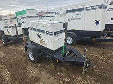 14 KW Multiquip #DCA15SPXU4F, diesel generator set, 120/240 Volts, 1-phase, 1800 RPM, Kubota D1503 engine