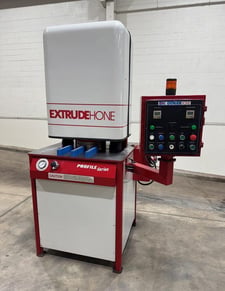 Extrude Hone #Profile-100, 4" media tube diameter, 3.25" hyd ram diameter, 350-2200 psi media pressure, 1997