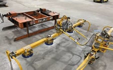 1000 lb. Anver #VPF-57-AC-L & L100M4-100, in-line electric vacuum sheet lifter, 2019