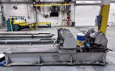 1.2' x 10' Tak-Pme #14, motorized pipe fitting welding positioner manipulator, carriage type base