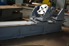 1.2' x 10' Tak-Pme #14, motorized pipe fitting welding positioner manipulator, carriage type base